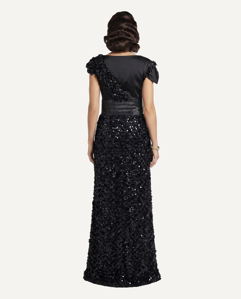 BLACK FLOWERS DRESS