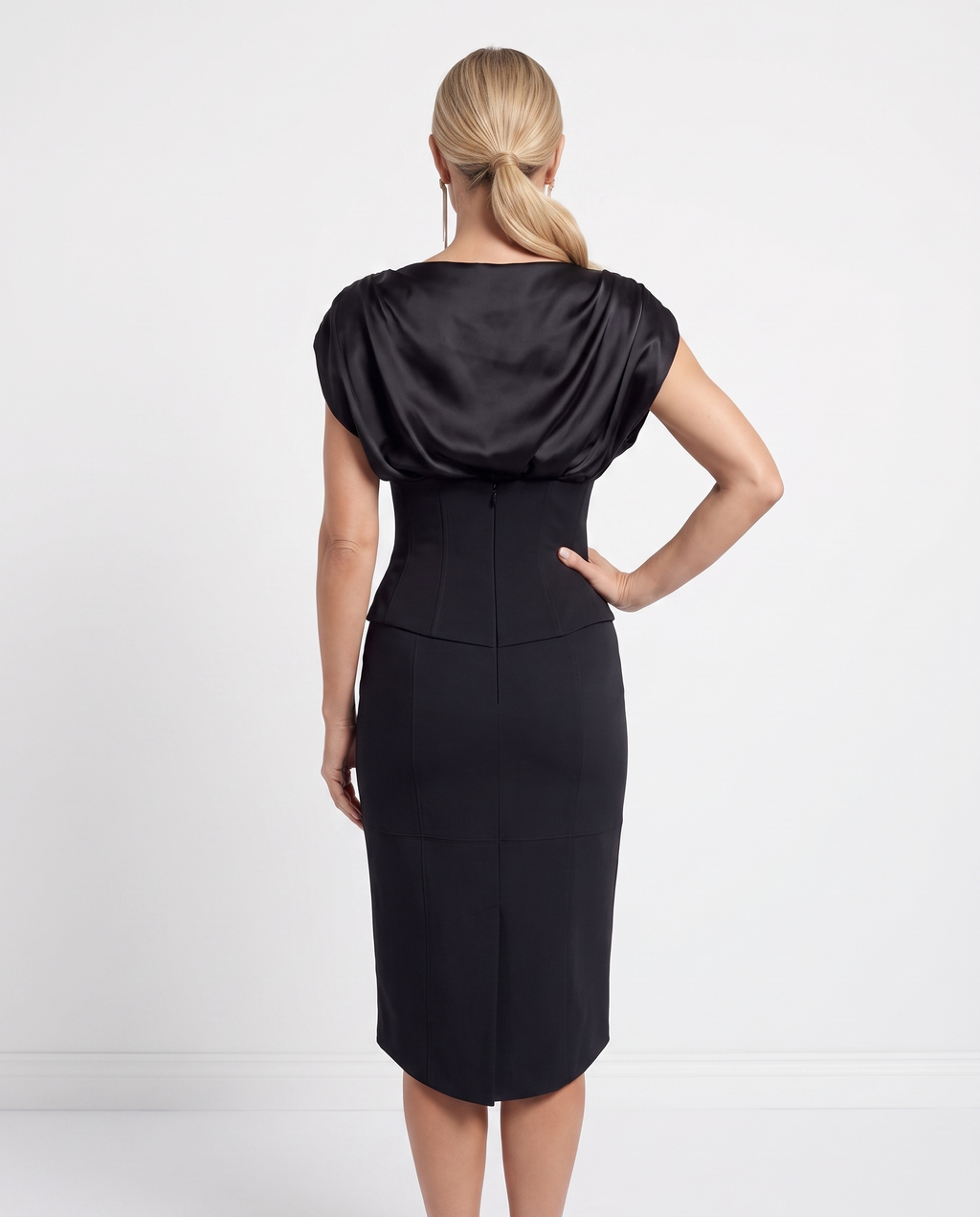 WATERFALL CORSAGE TOP