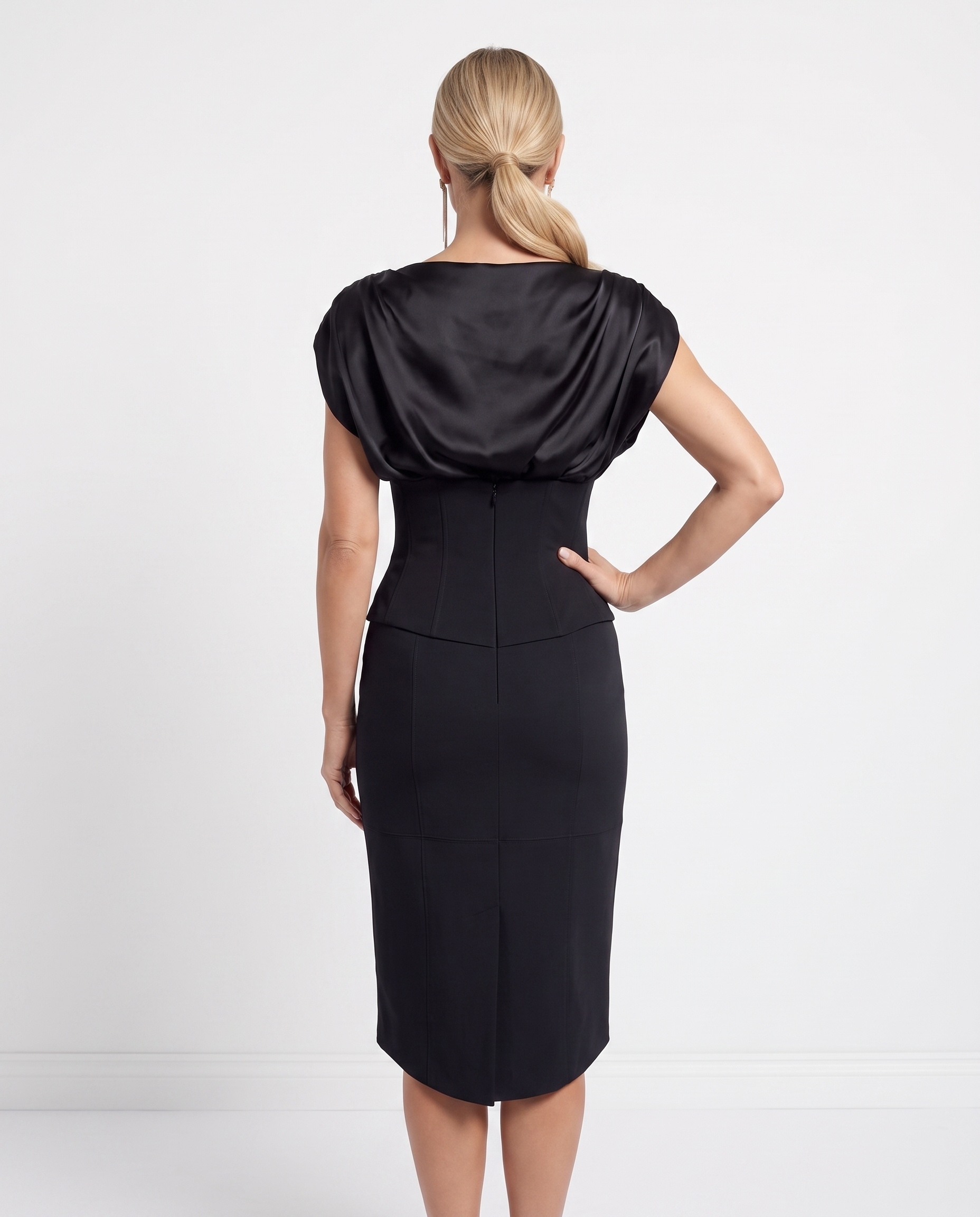 WATERFALL CORSAGE TOP